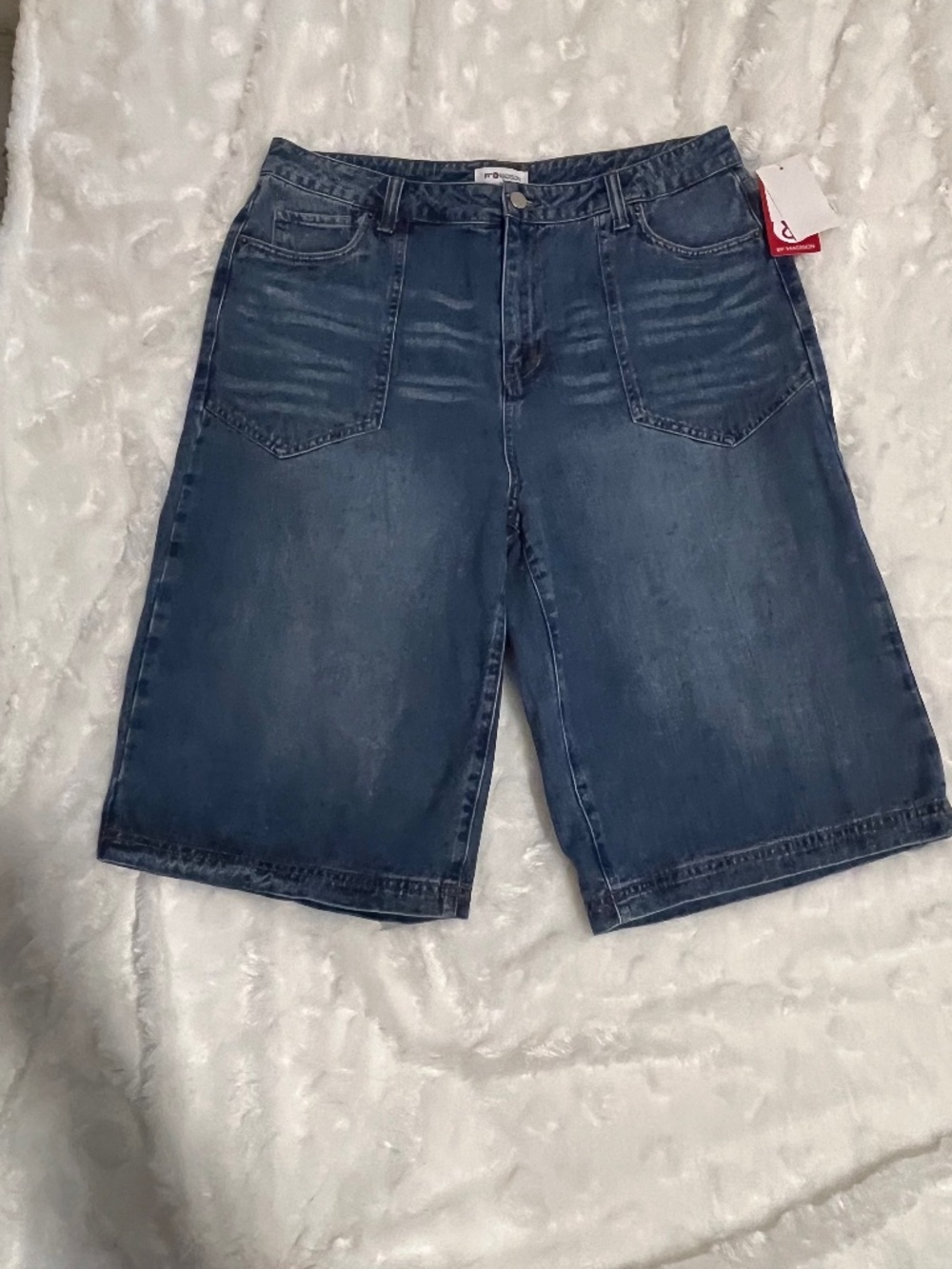 89th Madison Blue Jean Shorts, Size 14 NWT